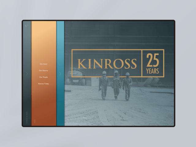 Kinross 25th Anniversary homepage